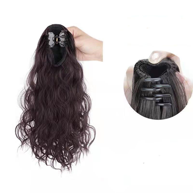 💜 LAST DAY PROMOTION - 50%OFF💜Curly Wig High Ponytail with claw clip