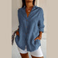 🌷Summer Sale 48% Off💝Classic Pleated Textured Single-Breasted Lapel Shirt for Women