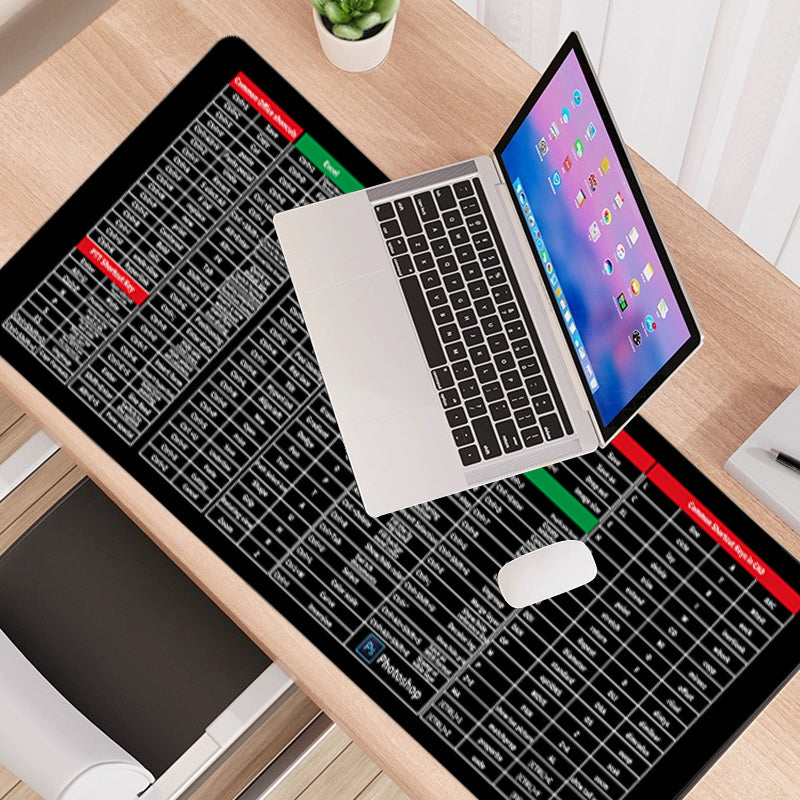 🎅Xmas Sales - 50% OFF🎄🎄Quick Key Super Large Anti-slip Keyboard Pad - with Office Software Shortcuts Pattern