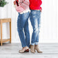 🔥VENTE CHAUDE D'ÉTÉ🔥Jean boyfriend effet usé gainant pour femme