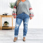 🔥VENTE CHAUDE D'ÉTÉ🔥Jean boyfriend effet usé gainant pour femme