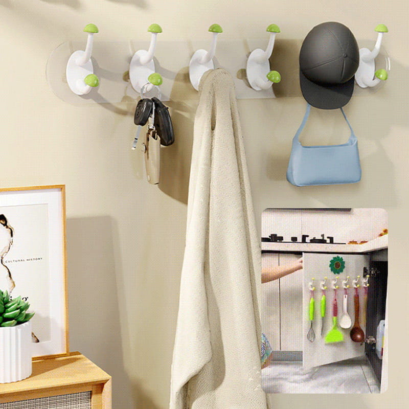 Punch-Free Universal Wall Mount Hanger Hooks