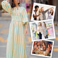 Fashion Robe arrière sans entrave verticale