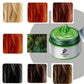 11 colores: cera para teñir el cabello desechable instantánea