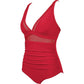 Maillot de bain de contrôle du ventre à maille