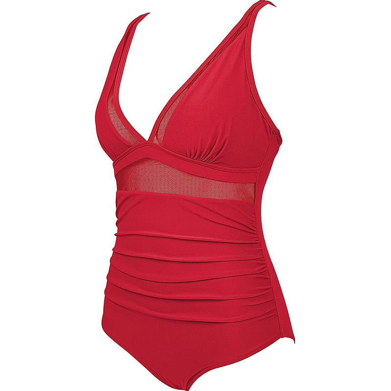 Mesh Tummy Control Swimsuit