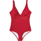 Maillot de bain de contrôle du ventre à maille