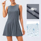 Robe sans manches sportive et shorts de compression 2 pièces