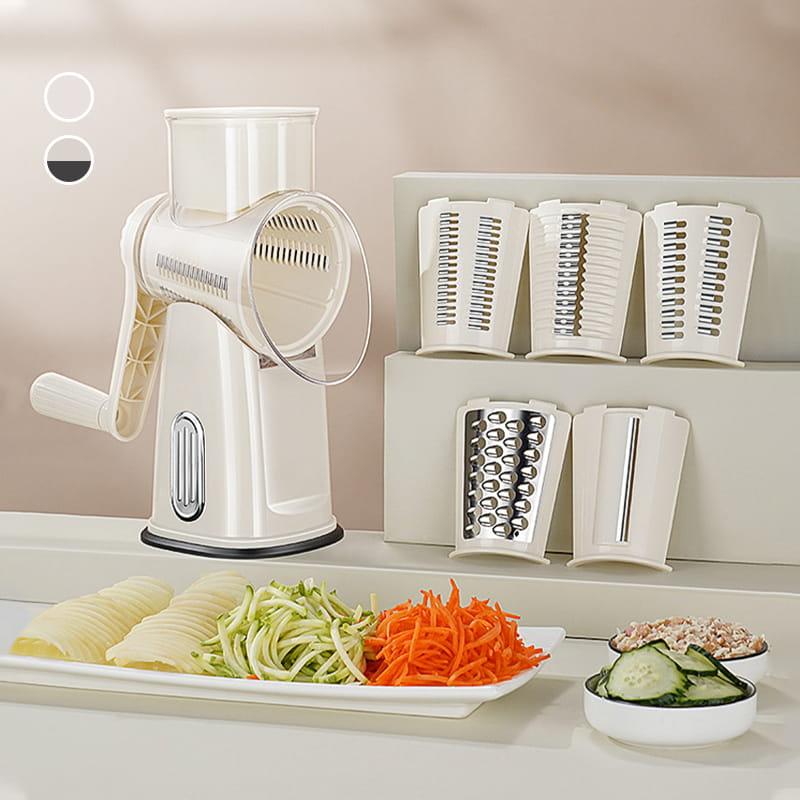 🔥Limited time 50% off🔥Multifunctional Rotary Vegetable Grater with Handle