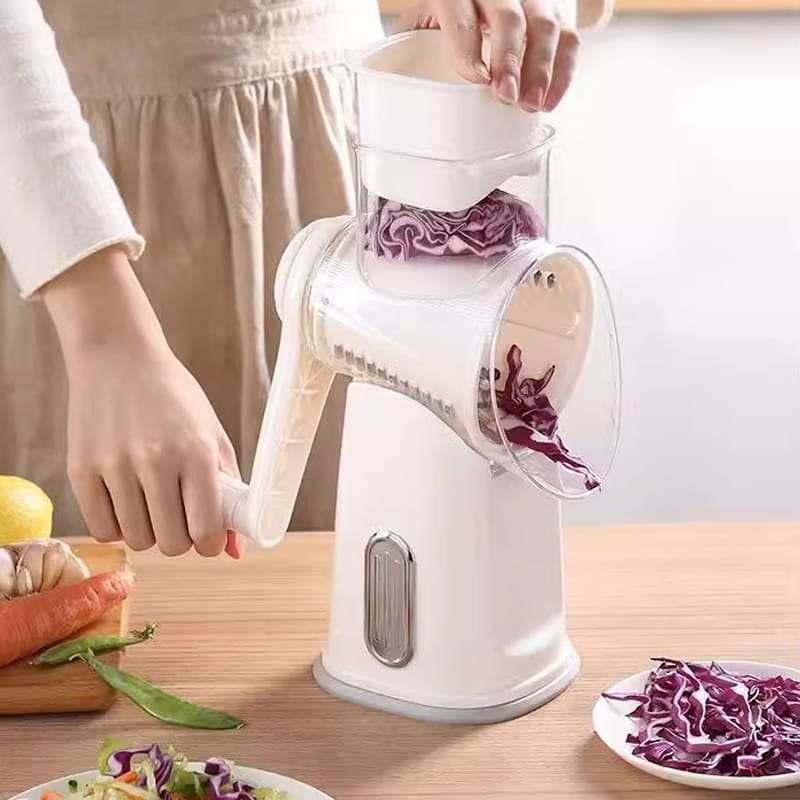 🔥Limited time 50% off🔥Multifunctional Rotary Vegetable Grater with Handle