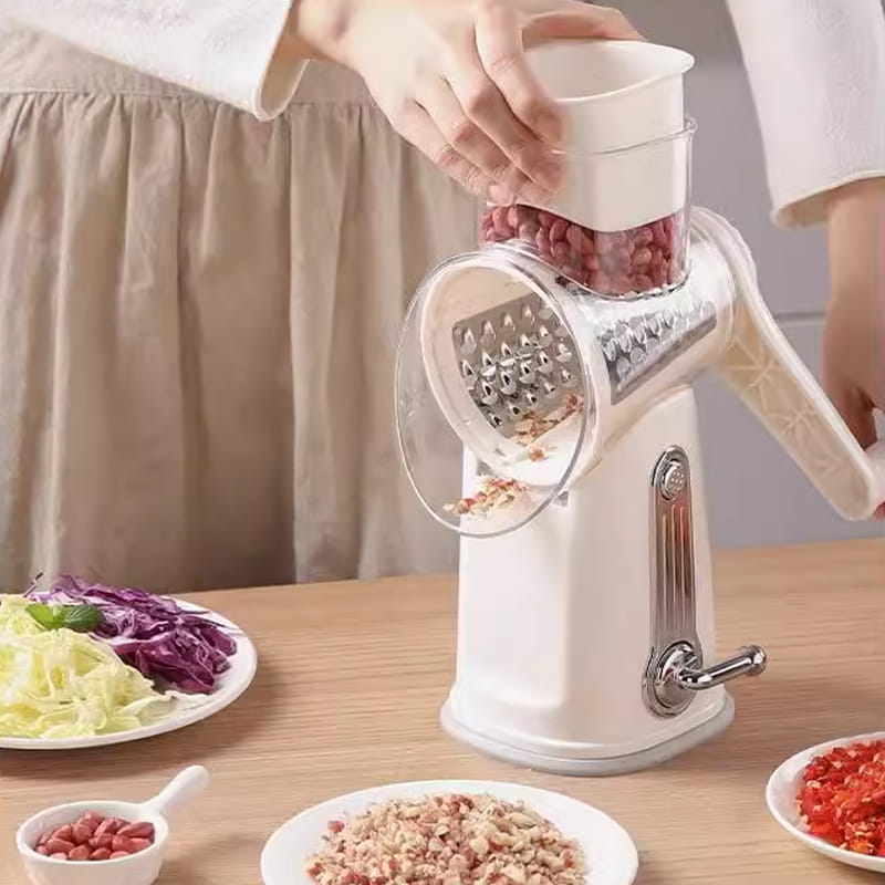 🔥Limited time 50% off🔥Multifunctional Rotary Vegetable Grater with Handle