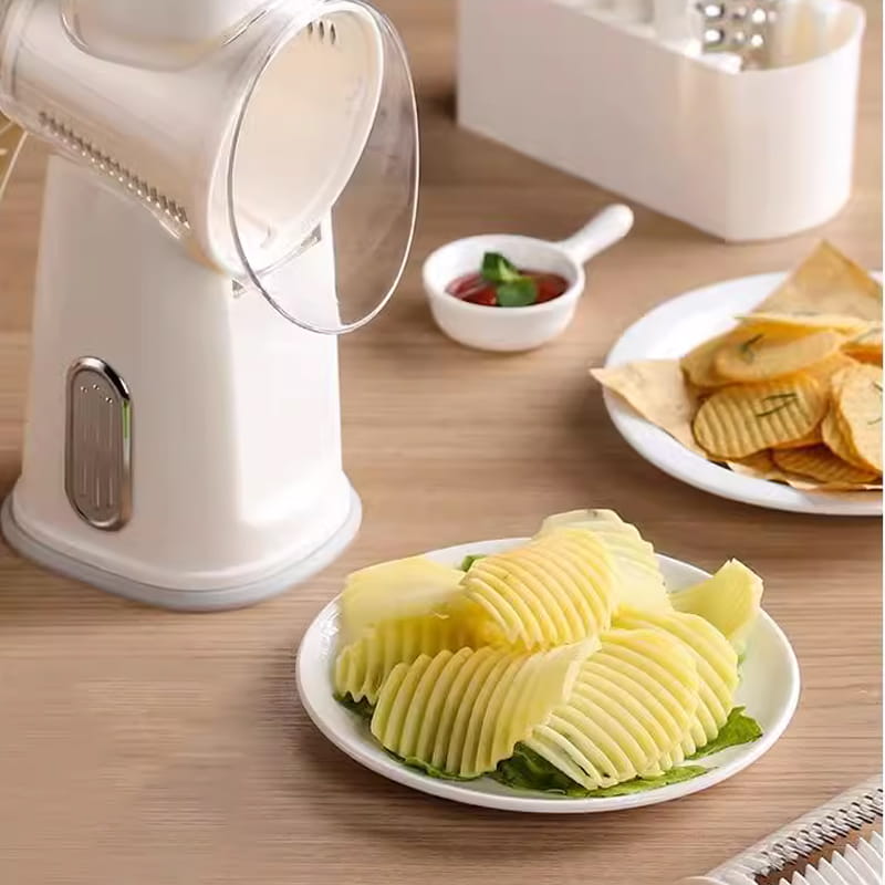 🔥Limited time 50% off🔥Multifunctional Rotary Vegetable Grater with Handle