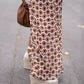 Vestido bohemio de manga larga con escote en V