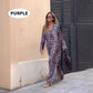Vestido bohemio de manga larga con escote en V