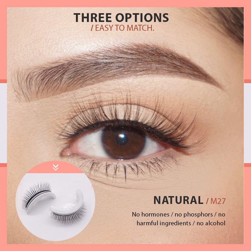 🔥Hot Sale✨👀Waterproof & Reusable Self-Adhesive Eyelashes