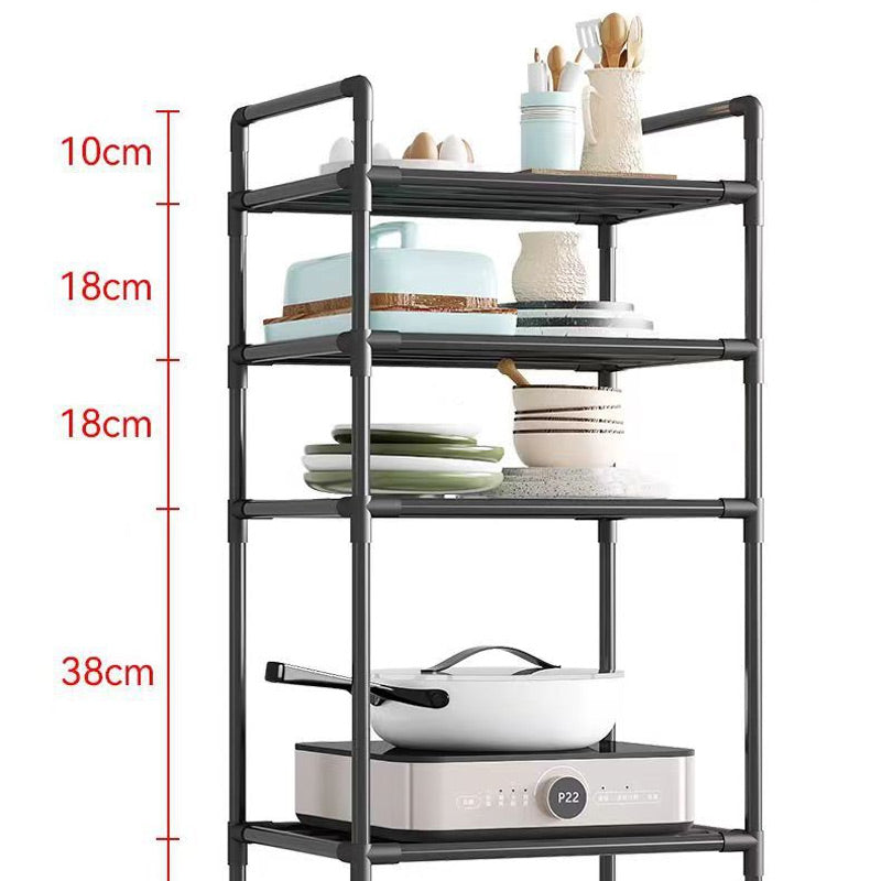 🔥Limited Time 50% OFF🔥Multi-Tier Storage Shelf with Sliding Wheels