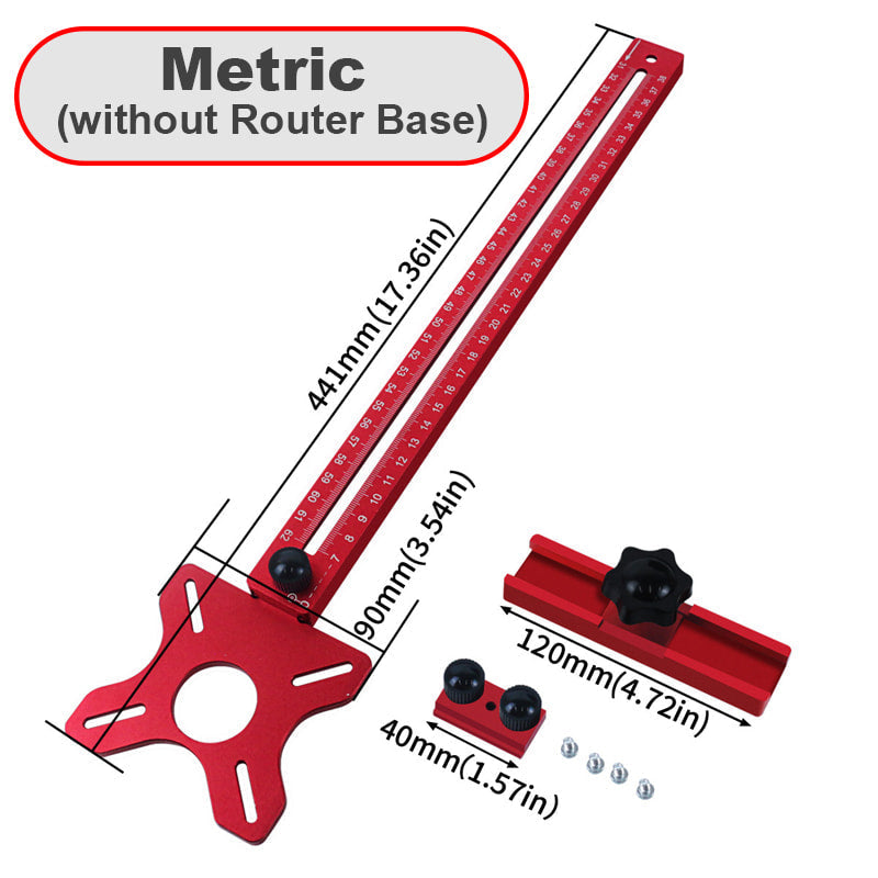 🔥Limited time 50% off🔥4 in 1 Router Milling Groove Bracket with Base