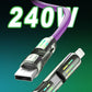 🔥50 % de descuento por tiempo limitado🔥Cable de carga rápida de transferencia de alta velocidad 4 en 1 de 240 W⚡