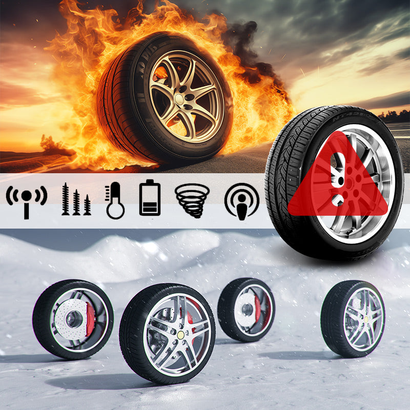 🔥Limited Time 50% Off 🔥Solar Four Wheel Tire Pressure Monitor with Real-Time Display