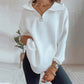Sudadera con capucha y cremallera elegante y acogedora para mujer
