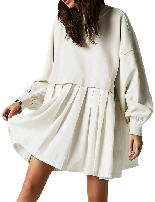 49% OFF🔥Womens Oversized Sweatshirt Dress Crewneck Mini Dress🎁