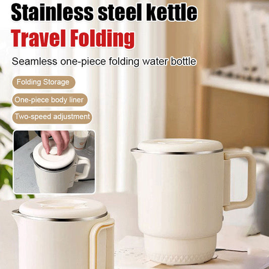 Multifunctional Portable Stainless Steel Folding Electic Kettle