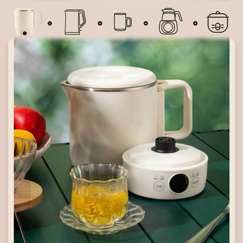 Multifunctional Portable Stainless Steel Folding Electic Kettle