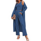 🔥Autumn Sale 50% OFF🔥Women’s Solid Color Casual 3-Piece Set