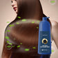 Crema colorante para el cabello a base de plantas