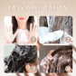Crema colorante para el cabello a base de plantas