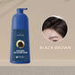 Crema colorante para el cabello a base de plantas