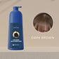 Crema colorante para el cabello a base de plantas