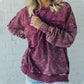 Sudadera holgada de manga larga y cuello redondo de moda para mujer