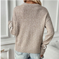 🍁Oferta especial 50 % de descuento🍁 Suéter de cuello redondo de manga larga para mujer con estampado de estrellas