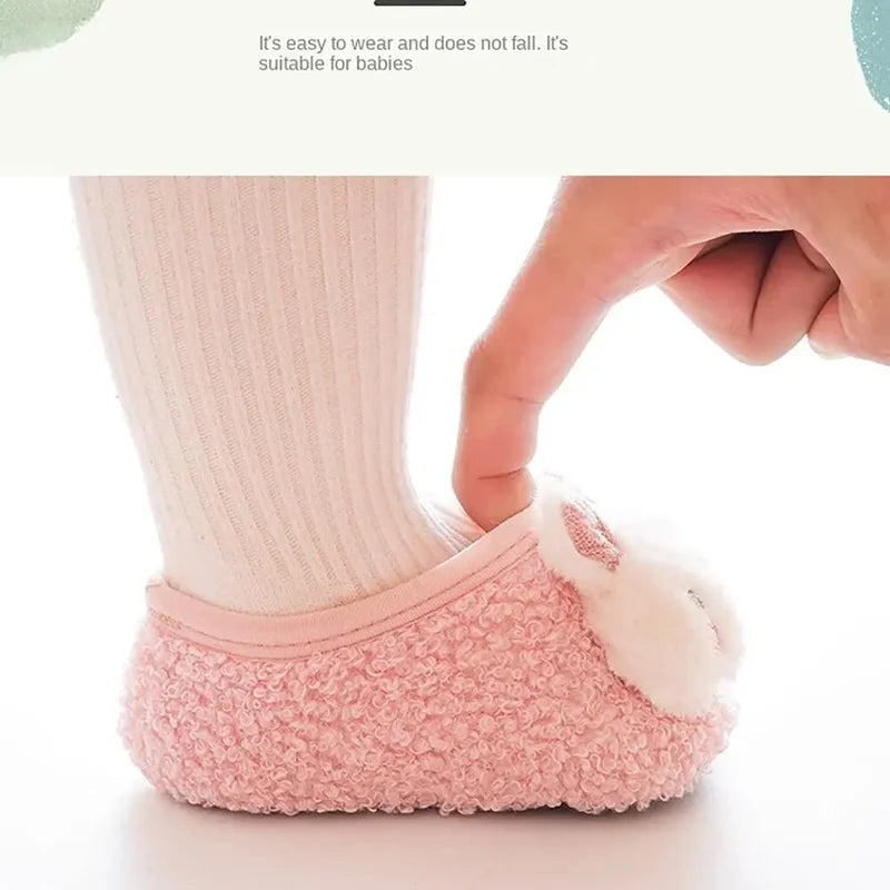 🔥Warm Winter🔥👉Cute Fur Baby Sock Shoes👼