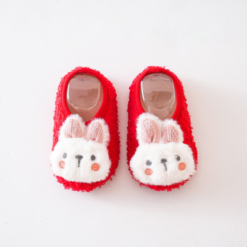 🔥Warm Winter🔥👉Cute Fur Baby Sock Shoes👼