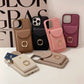 🔥50 % DE DESCUENTO POR TIEMPO LIMITADO🔥Funda para teléfono con tarjetero y soporte de aro para iPhone
