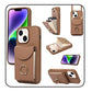 🔥50 % DE DESCUENTO POR TIEMPO LIMITADO🔥Funda para teléfono con tarjetero y soporte de aro para iPhone