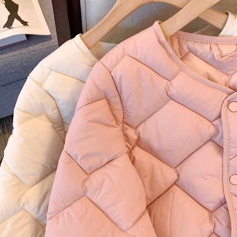 🔥50 % DE DESCUENTO POR TIEMPO LIMITADO🔥Chaqueta acolchada con botones de invierno para mujer