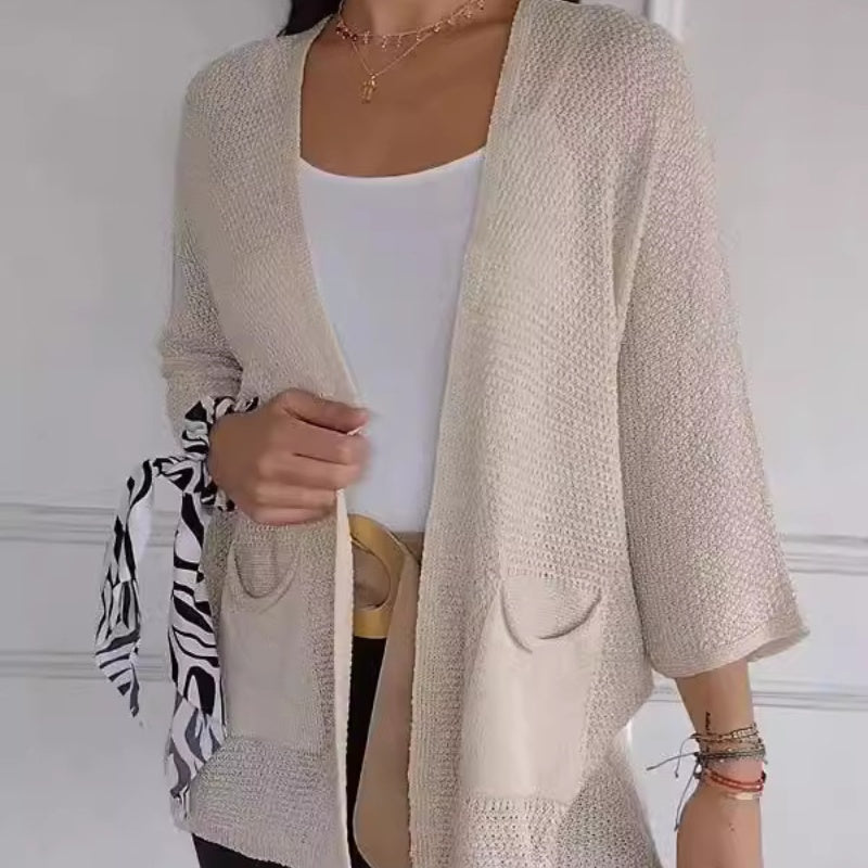 🔥Limited Time 50% OFF🔥Women's Casual Knitted Open Front Coat