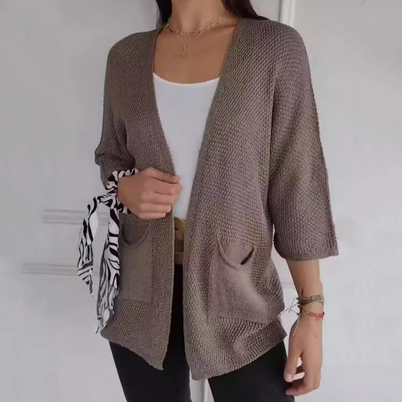 🔥Limited Time 50% OFF🔥Women's Casual Knitted Open Front Coat