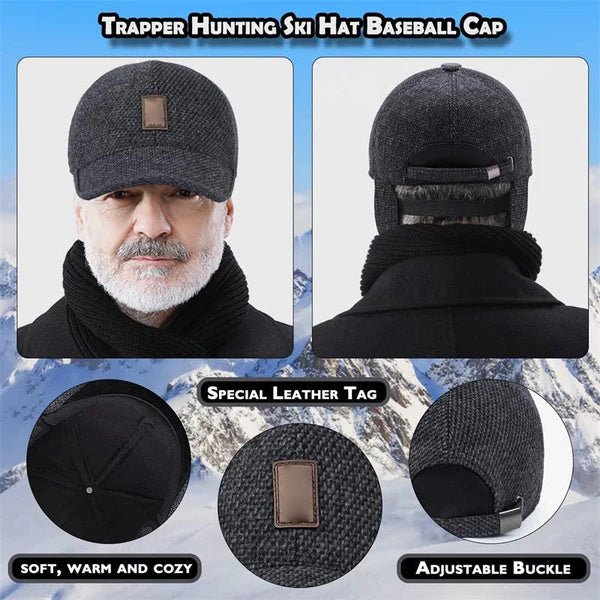 🥳 Winter lightweight and warm baseball hat