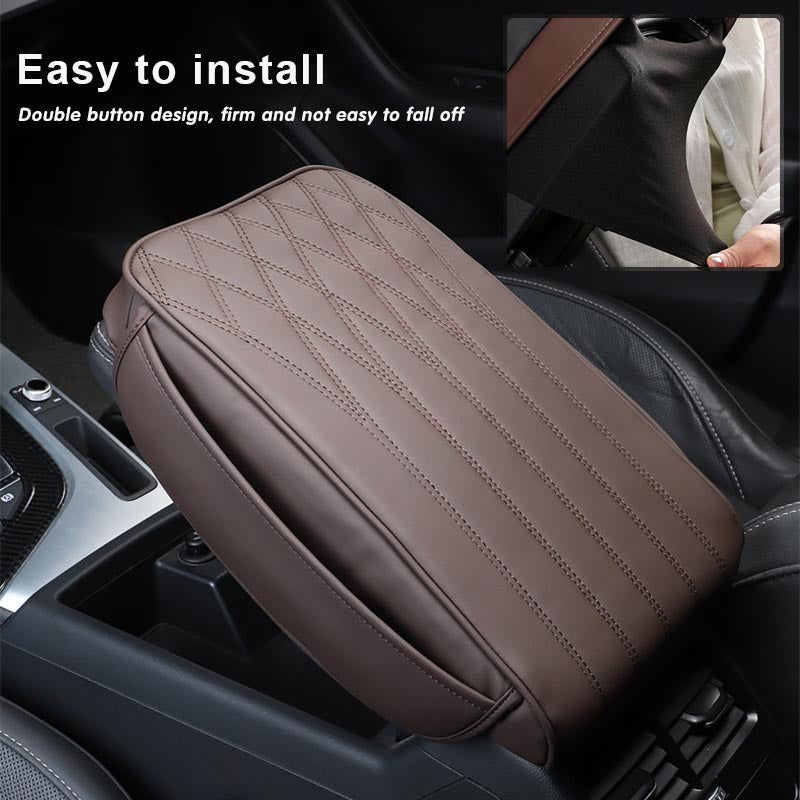 Universal Leather Car Armrest Mat