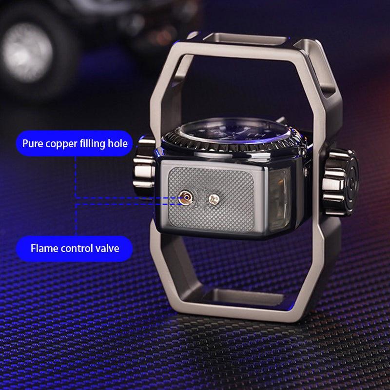 🎅Early Xmas Sales - 50% OFF🎄Windproof Watch Lighter with Decompression Gyro Design