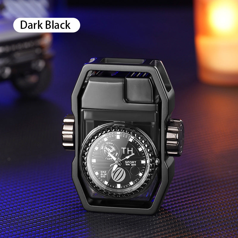 🎅Early Xmas Sales - 50% OFF🎄Windproof Watch Lighter with Decompression Gyro Design