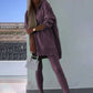 💕Hooded Sweatshirt & Jogger Leggings 2-Piece Set