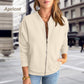 🔥50 % DE DESCUENTO POR TIEMPO LIMITADO🔥Chaqueta informal con cremallera para mujer