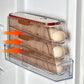 🔥50 % DE DESCUENTO POR TIEMPO LIMITADO🔥Organizador de huevos transparente para la puerta lateral del refrigerador