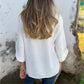 🔥50 % DE DESCUENTO POR TIEMPO LIMITADO🔥Top informal de cuello redondo en jacquard para mujer