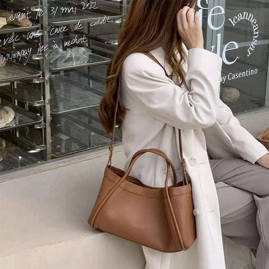 💕Women's PU Leather Tote Bag with Matching Purse